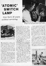 "'Atomic' Switch Lamp," Page 21, 1958